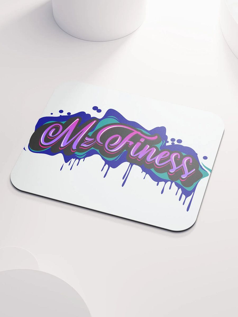 Neon MzFiness Logo Mouse Pad product image (3)