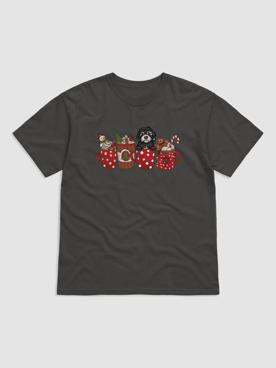 Cute Cavapoo in a Christmas Cup T-Shirt | Funny Christmas Pup in a Cup product image (24)