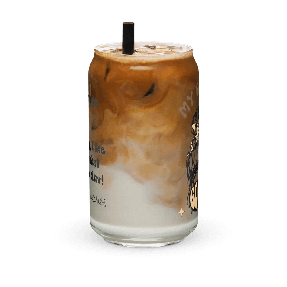 Godmother proposal birthday gift retro iced coffee cup with lid and straw product image (12)