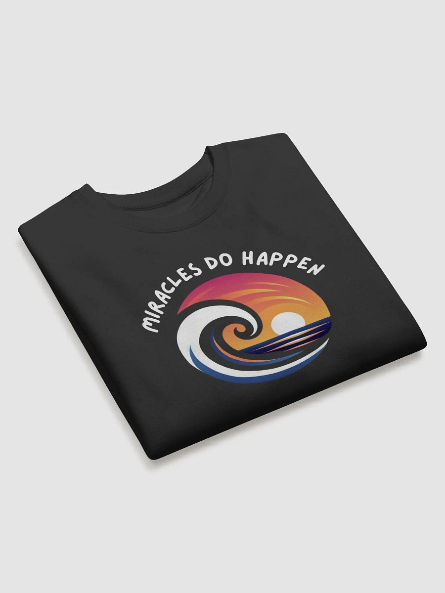 Sunset Wave Premium Sweatshirt | miracles do happen product image (20)