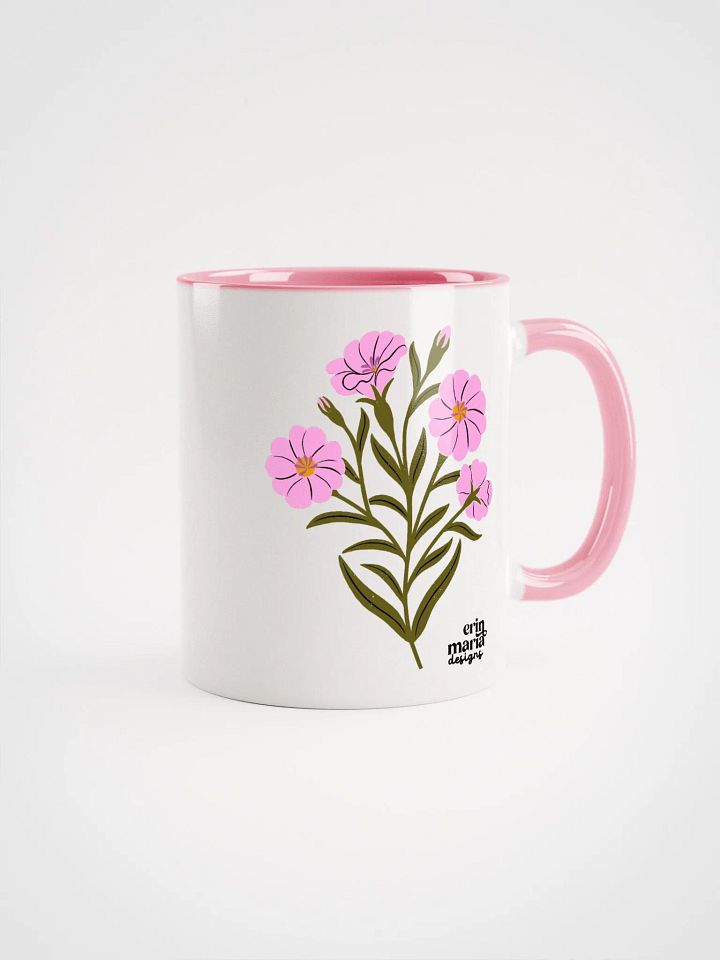Corncockle Bouquet - Mug with Color Inside product image (1)