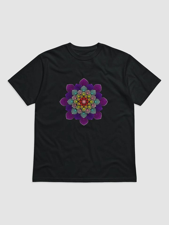 Colorful Dot Mandala Unisex Organic T-Shirt product image (1)