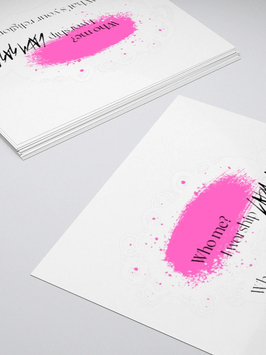 I Worship Lady Gaga Sticker product image (11)