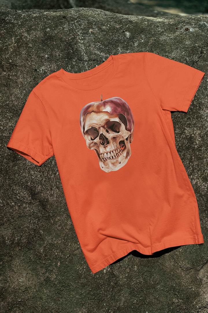 Surreal Apple Skull T-Shirt product image (1)