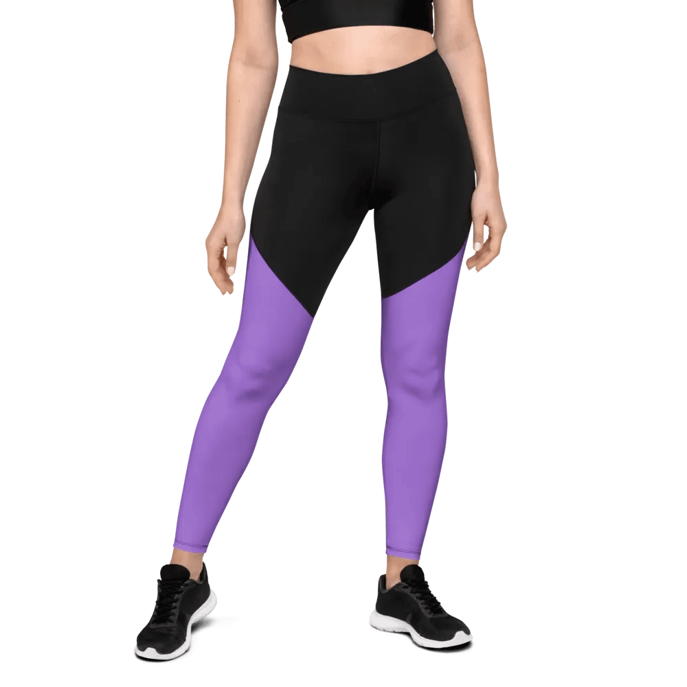 Plain Color Amethyst Sports Leggings product image (1)