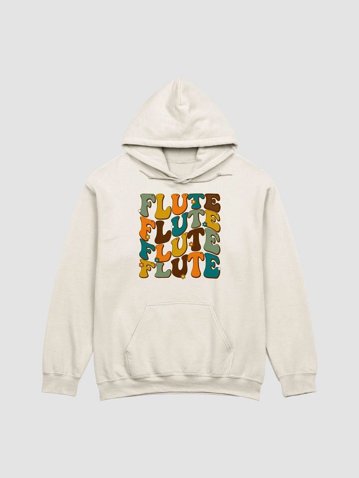 Textured Groovy Wavy Flute Hoodie - Retro Colors product image (1)