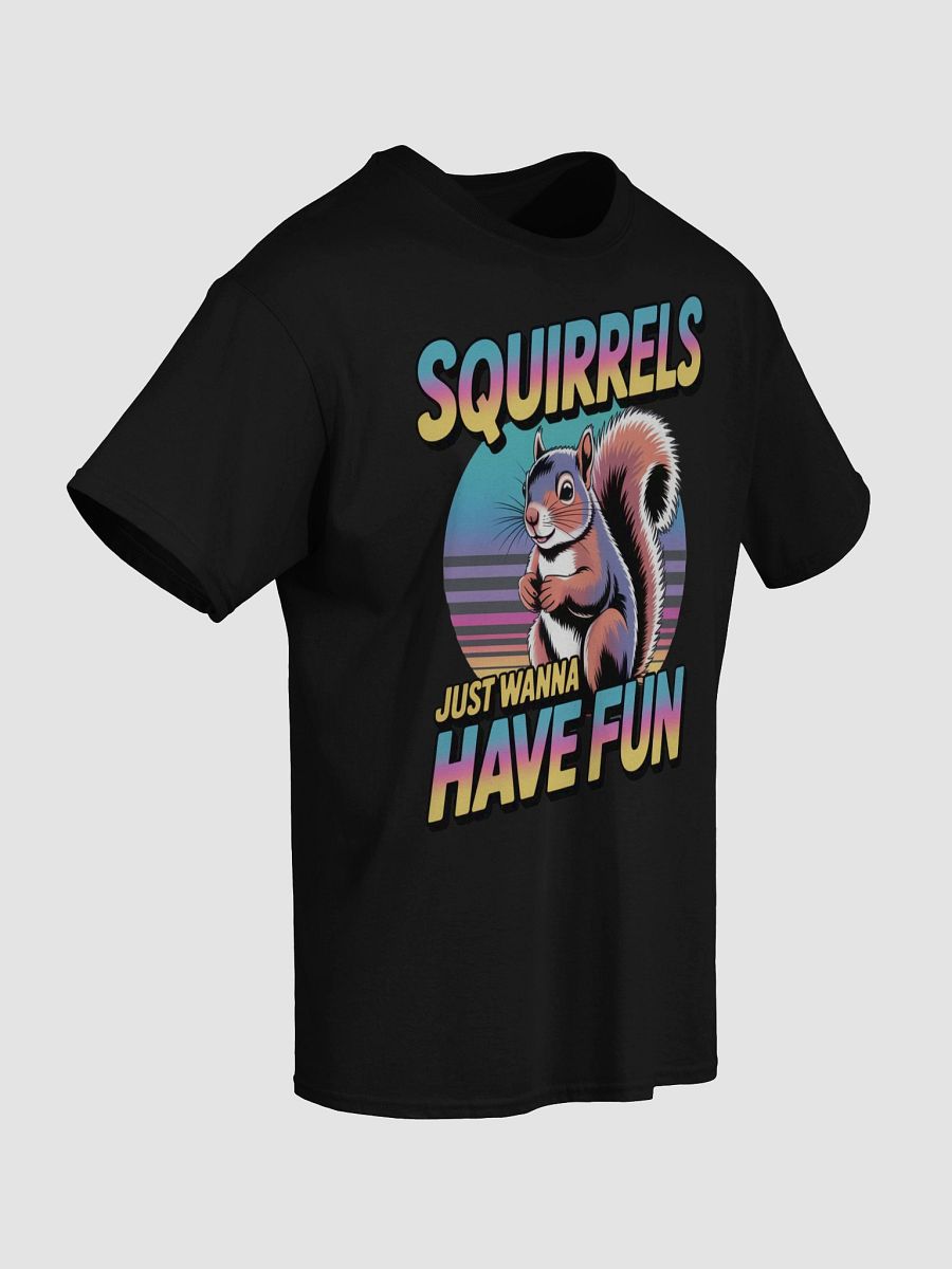 Playful Squirrel Retro T-Shirt product image (4)