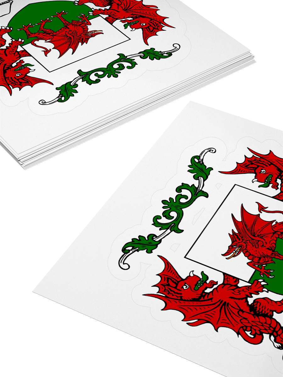 Cymru am Byth Kiss Cut Sticker product image (4)
