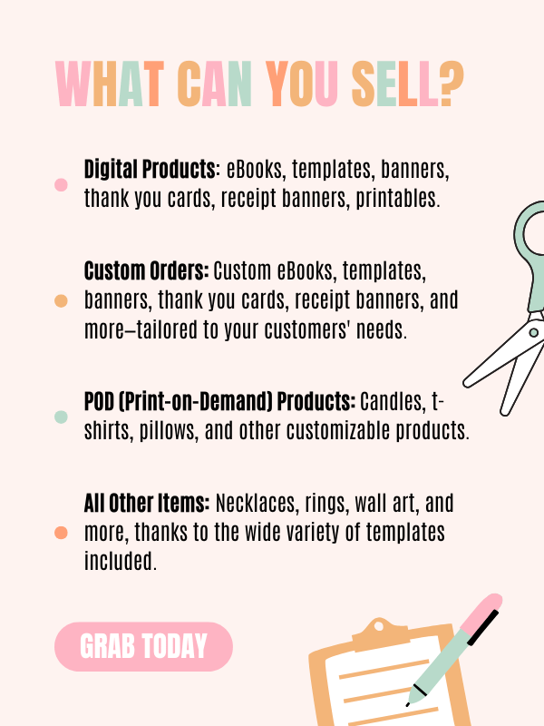 Whimsical MRR/PLR Etsy Product Images product image (8)