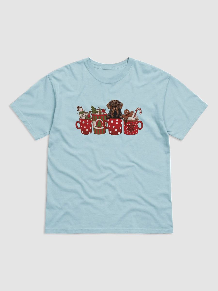 Cute Neapolitan Mastiff in a Christmas Cup T-Shirt | Funny Christmas Pup in a Cup product image (9)