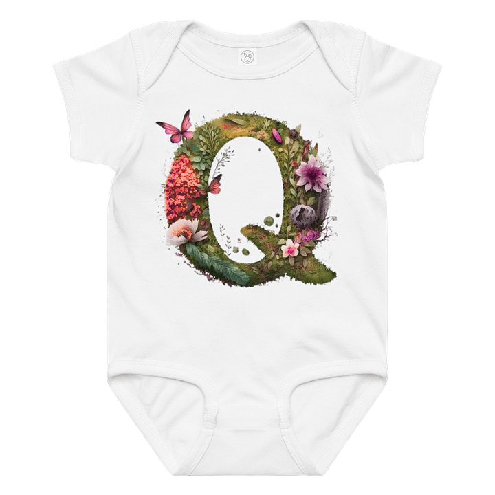 Letter Q Baby Bodysuit product image (1)