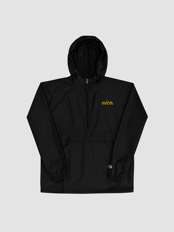 Nice. X Champion Windbreaker (Yellow on Black) product image (2)