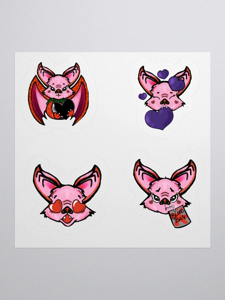 Heartfelt Bats Kiss Cut Stickers Set product image (2)