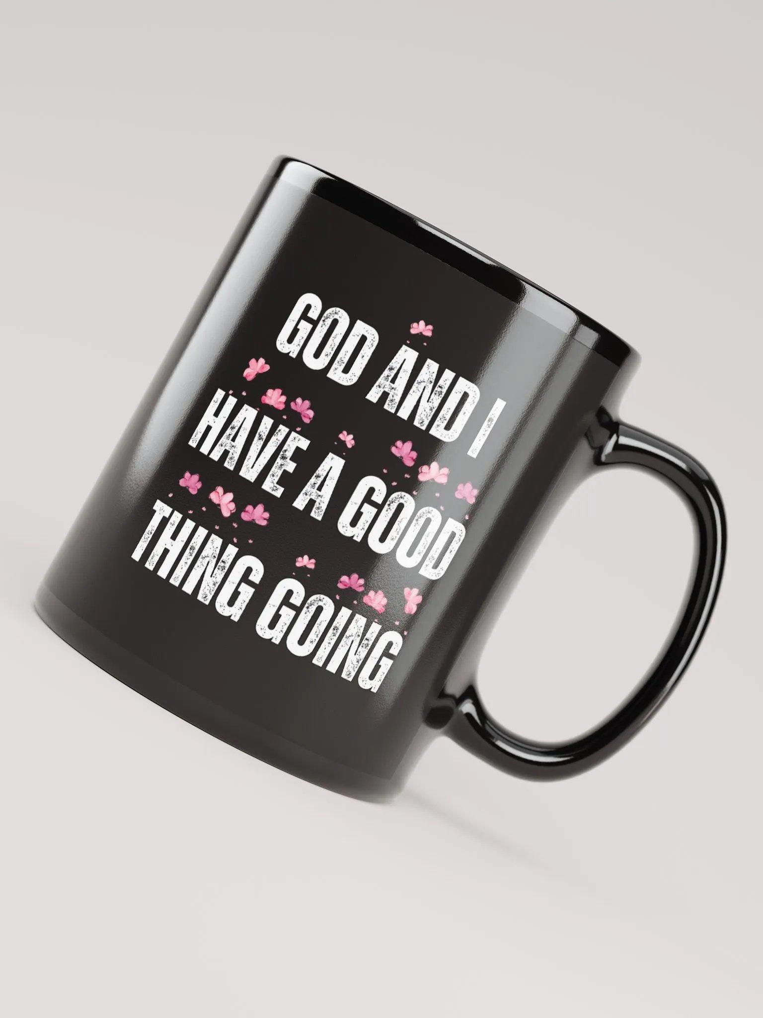 "GOD & I" Floral Affirmation Mug product image (7)