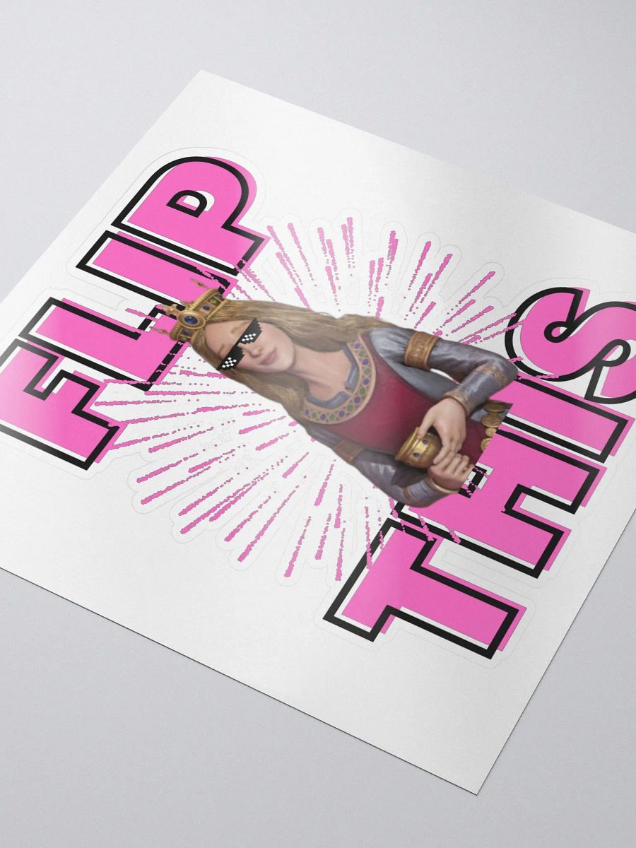 FLIP THIS Sticker product image (3)