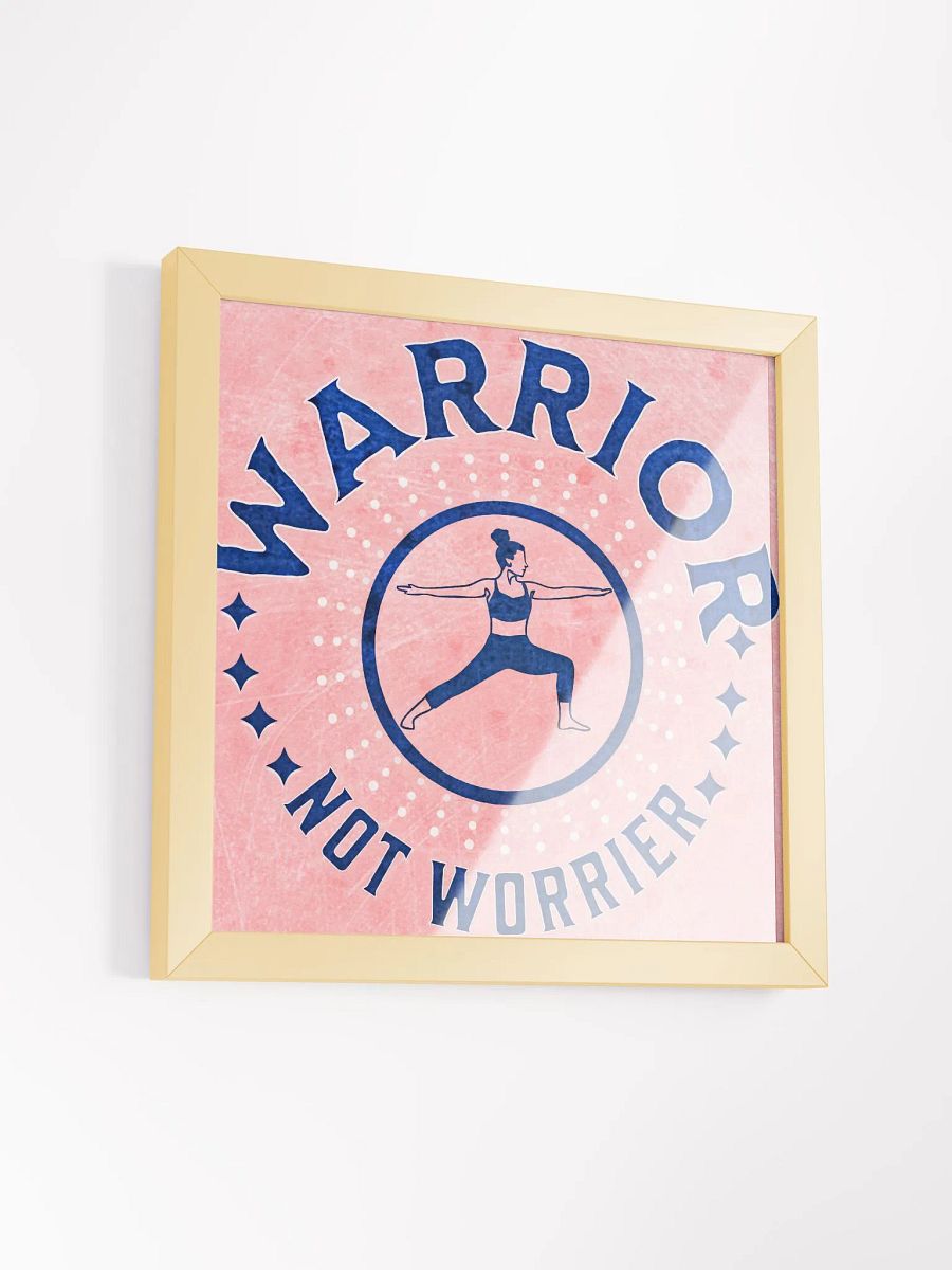 Warrior Not Worrier-pink product image (3)