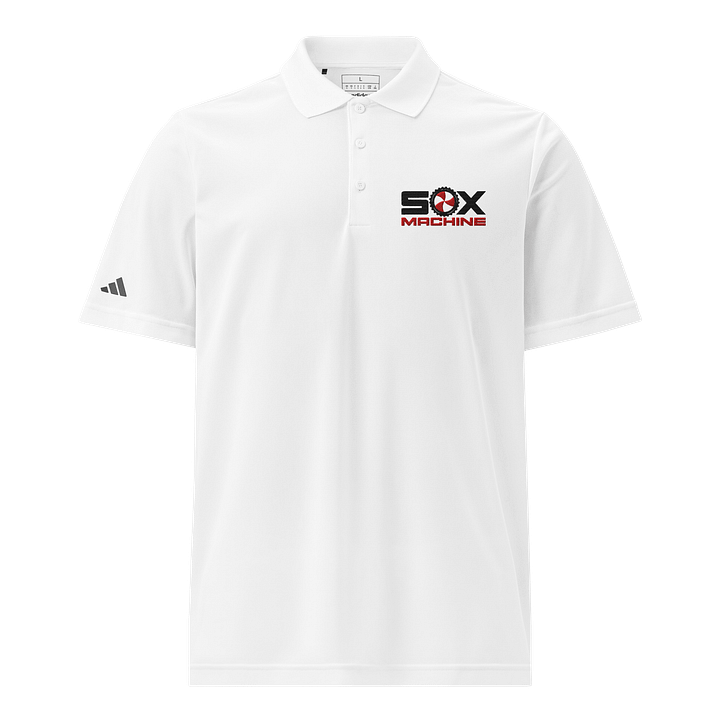 Adidas Sox Machine Sport Polo Shirt (White) product image (1)