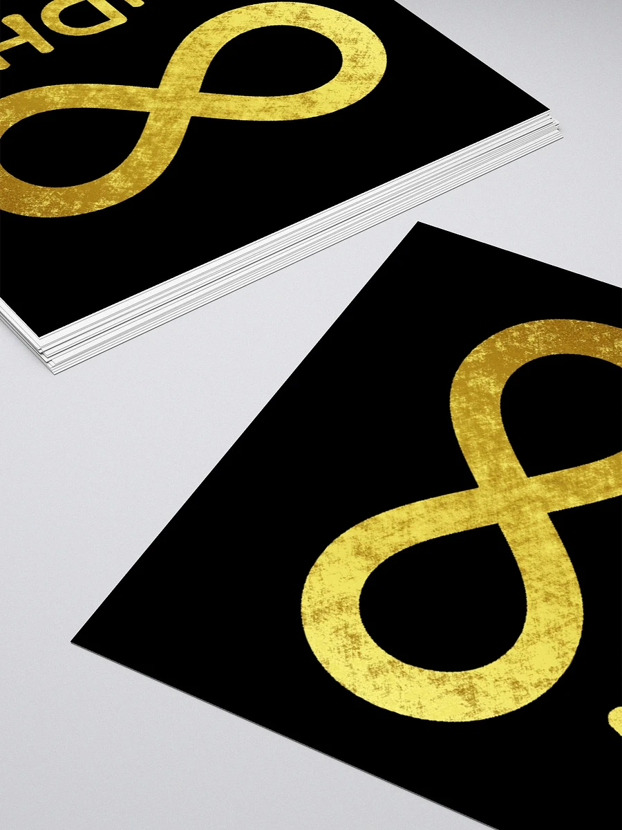 Golden Infinity AuDHD Sticker product image (10)