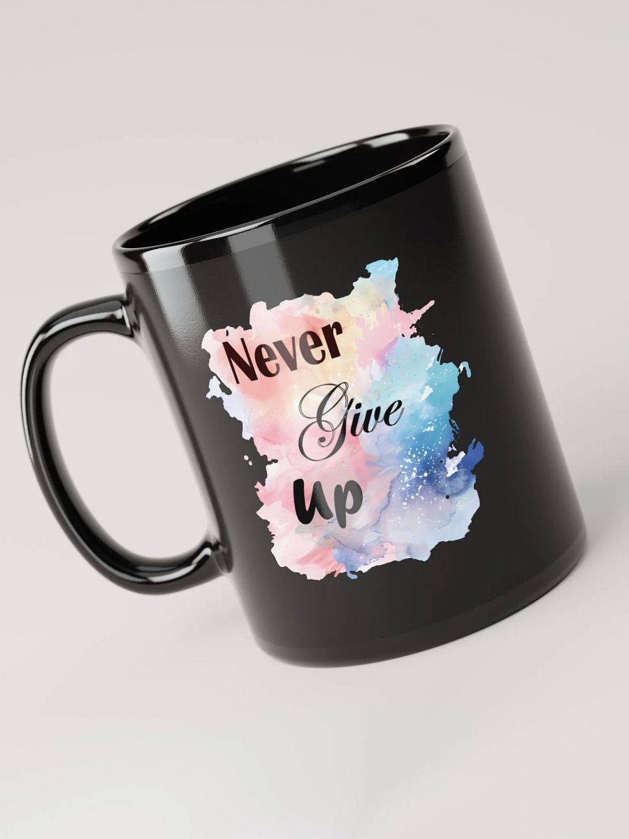 Never Give Up Watercolor Mug product image (5)