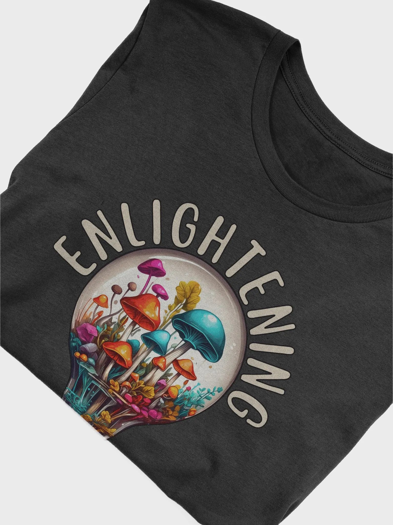 Reflective Bulbs Graphic T Shirt | Enlightening product image (3)
