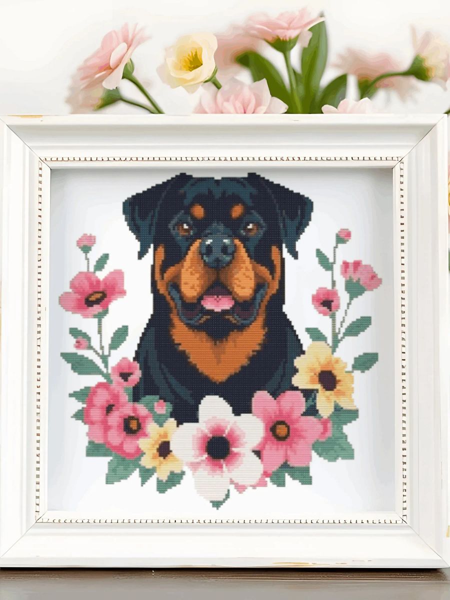 Floral Rottweiler product image (3)
