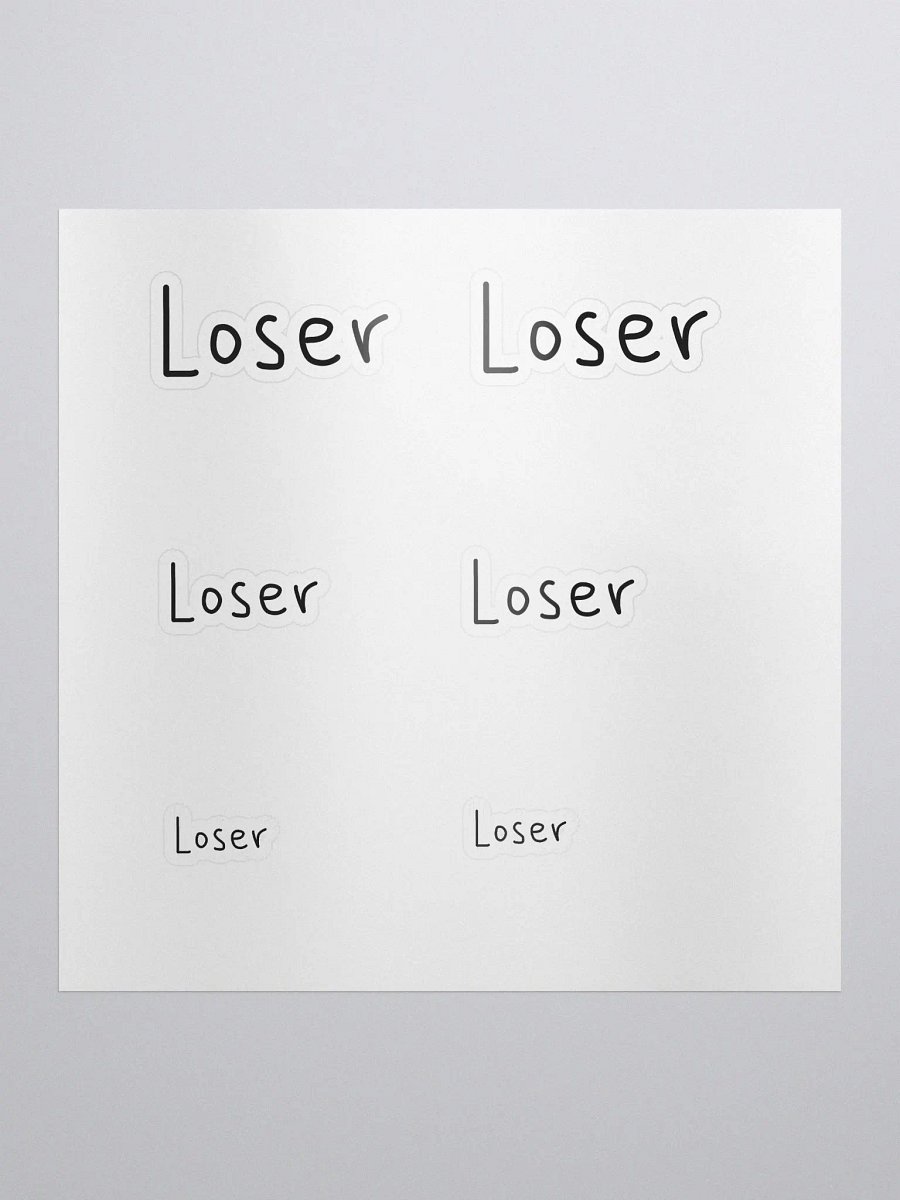 6 Loser Stickers Pack product image (1)