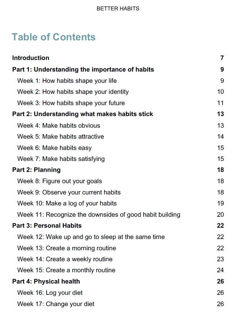 Better Habits eBook product image (3)