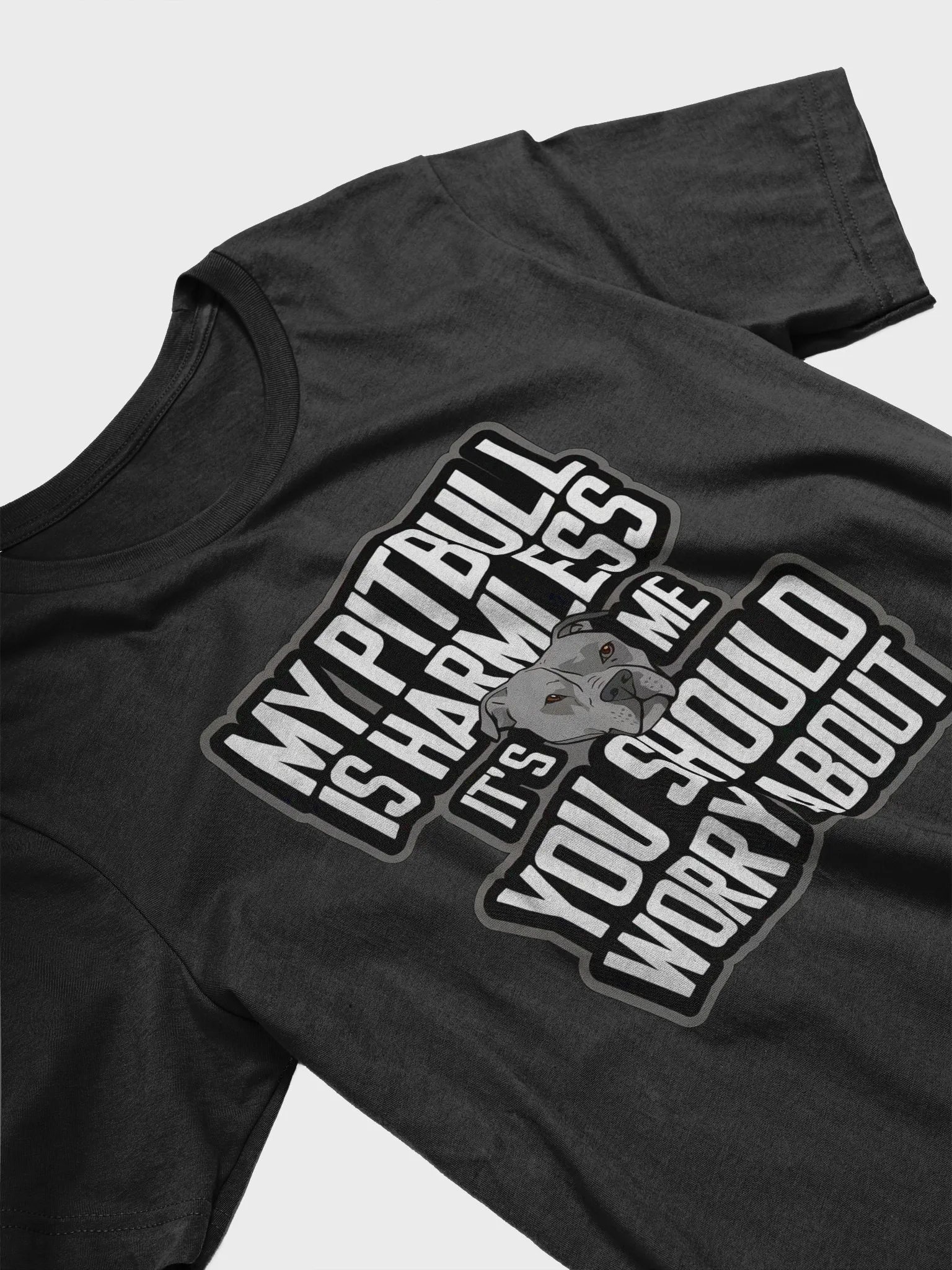 My Pitbull is Harmless Quote T-Shirt product image (7)