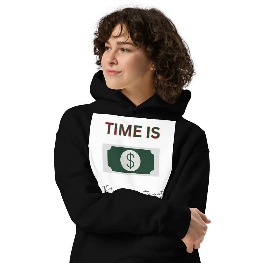 Time is Currency Oversized Hoodie product image (4)