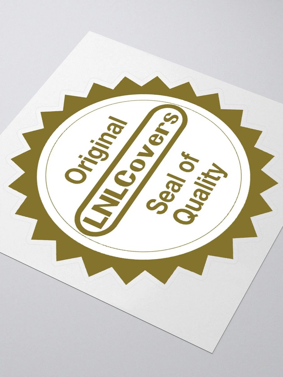 LNLCovers Seal of Quality - Kiss Cut Sticker product image (3)