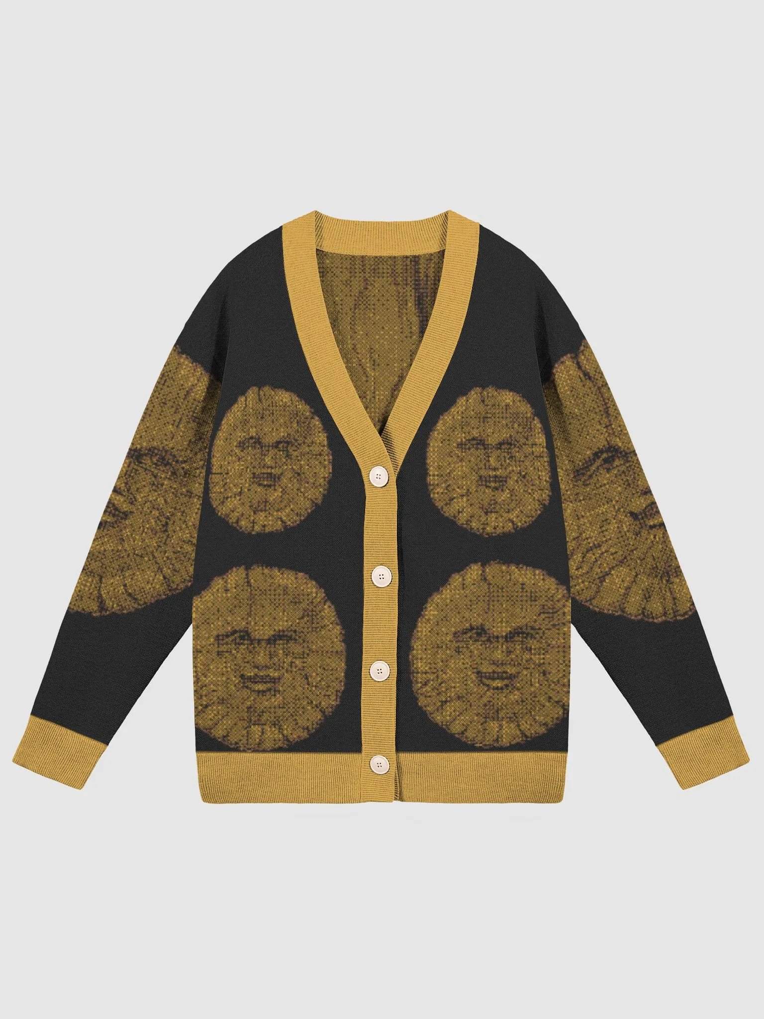 Green Man knit cardigan product image (3)