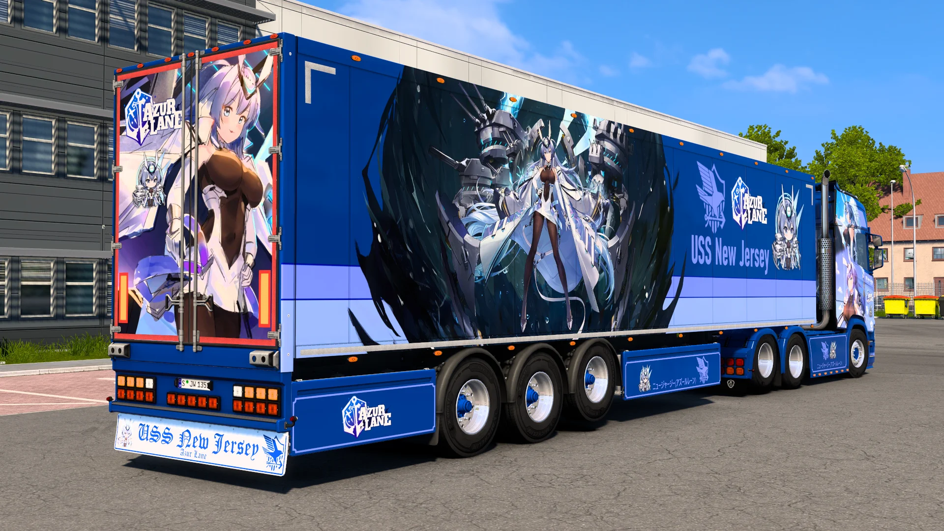 [ETS2] USS New Jersey - Azur Lane [Combo Skin] product image (6)