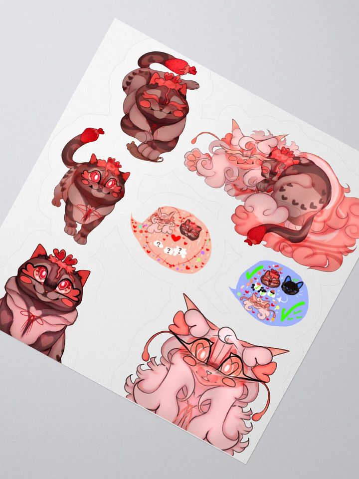 Strawberry Lesbians || Sticker Sheet product image (5)
