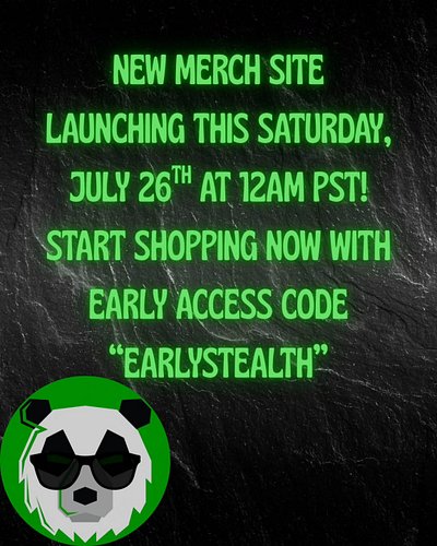 This Saturday, July 26th at 12AM PST, the CaliStealth merch line will be launching! Can't wait till then? Use code 