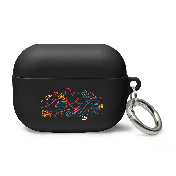 Doodle Heart AirPods Case product image (1)