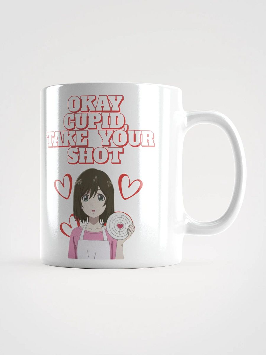 Okay Cupid, Take Your Shot - Valentine's Day White Coffee Cup product image (3)