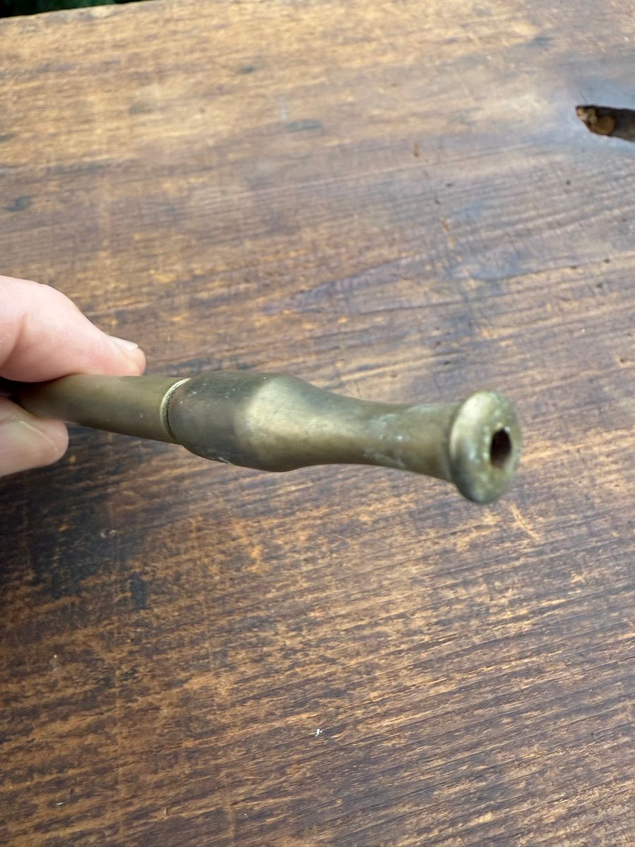 🎎 Japanese Brass Kiseru Tobacco Pipe – Early to Mid-Showa Era – Japan Antique Roadshow product image (6)