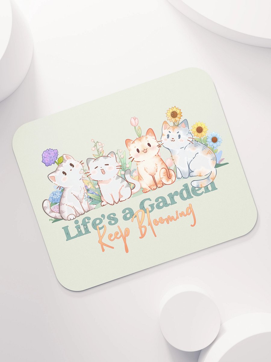 Life is a cat garden - mouse pad product image (1)