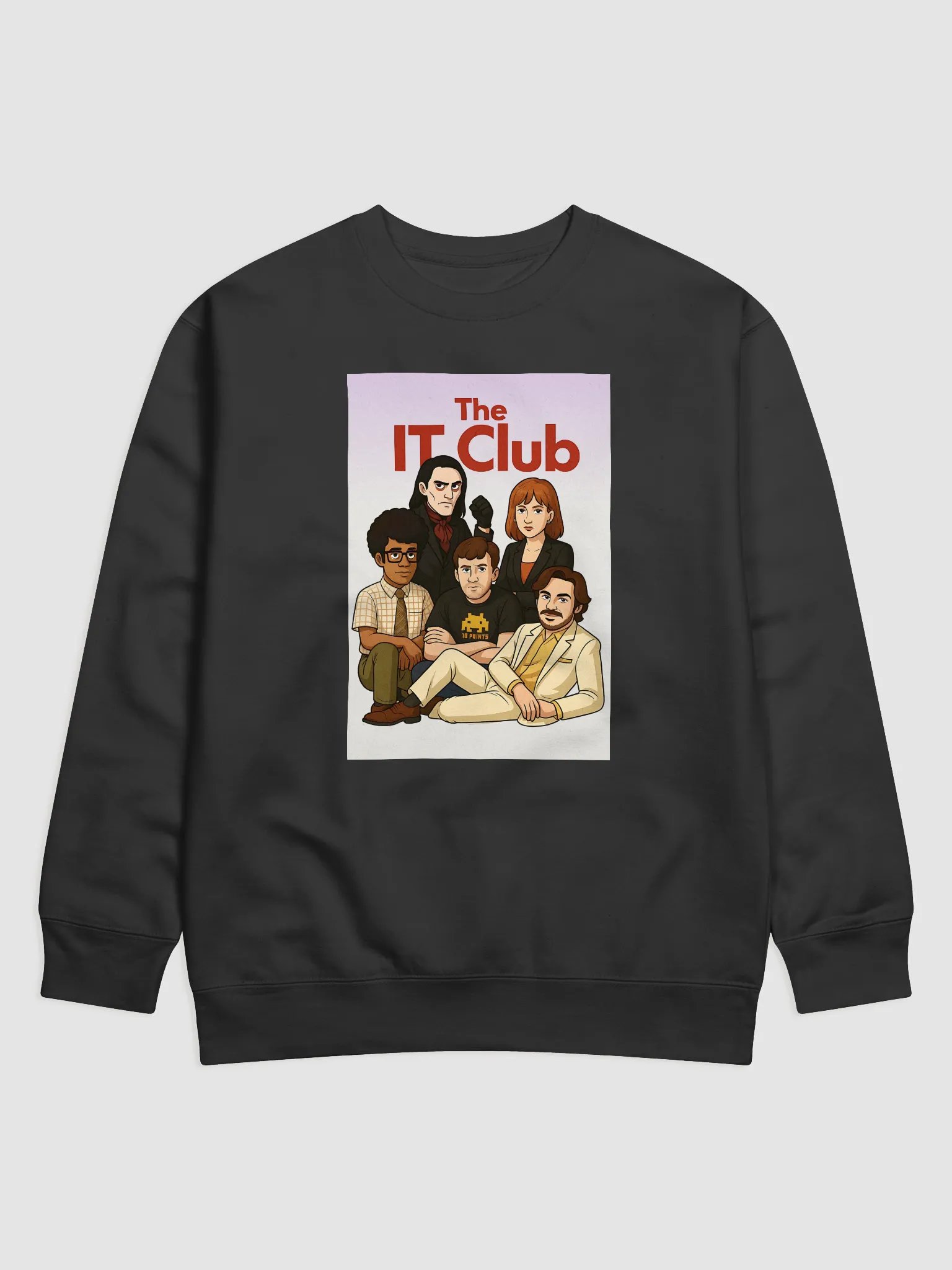 The IT Club Sweatshirt – Cotton Heritage Fleece TV Crossover Pullover product image (1)