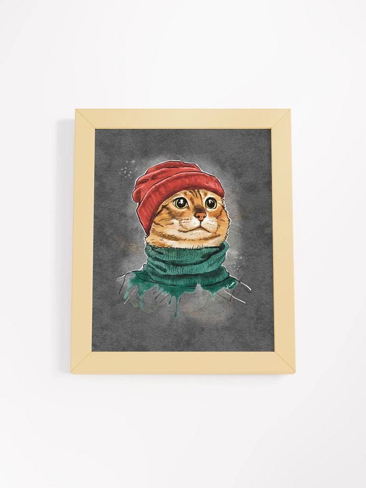 Hipster Cat with a Beanie product image (1)