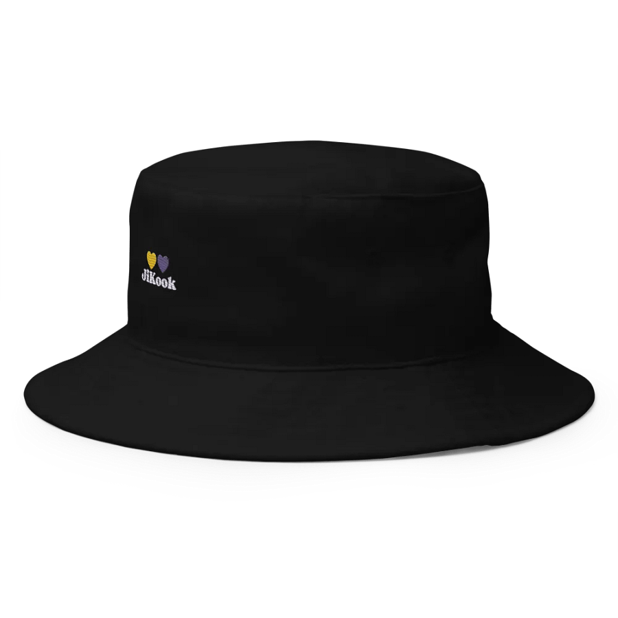 Purple and Gold hearts JiKook embroidered bucket hat product image (5)