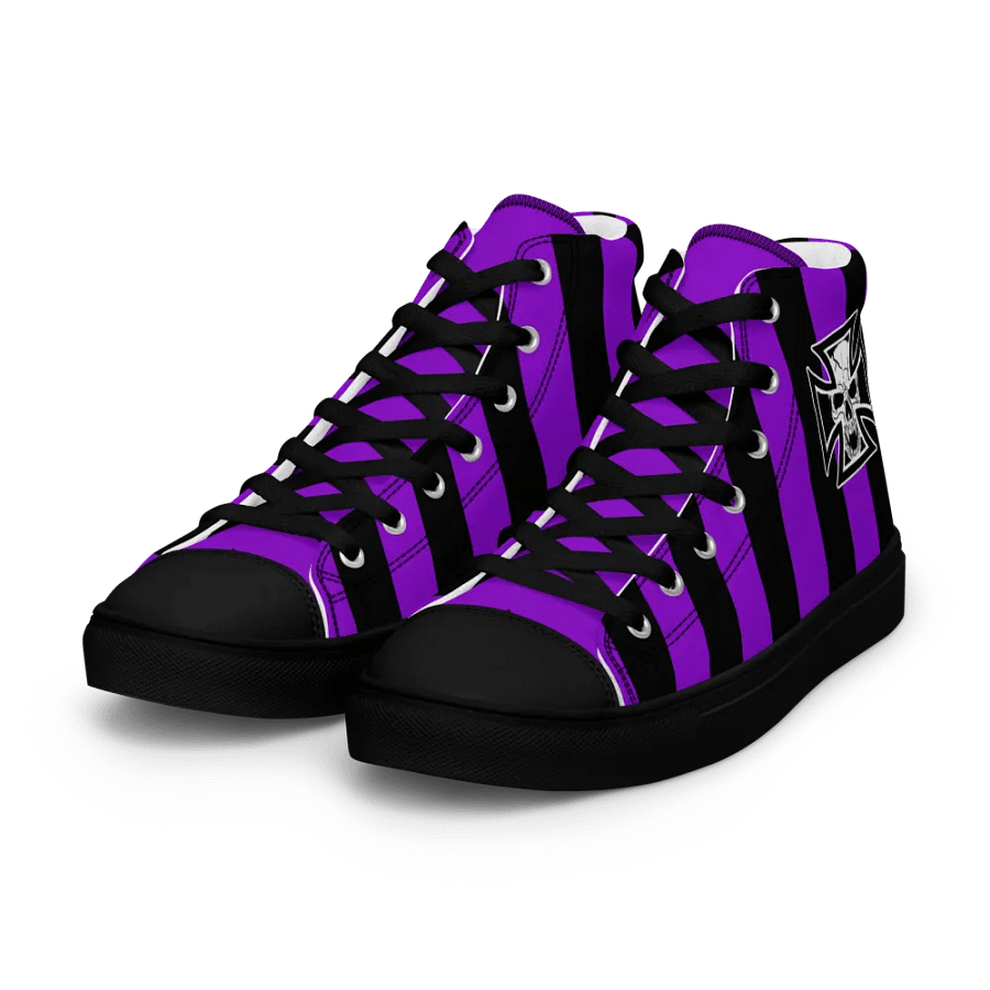 Maltese cross and skull mens high tops product image (7)