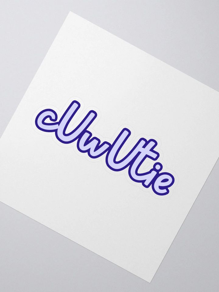 cUwUtie Sticker, Blue product image (5)