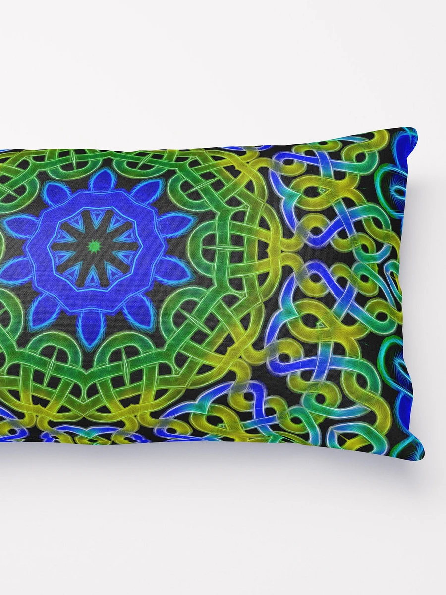 Blue Green Celtic Knot Throw Pillow product image (5)