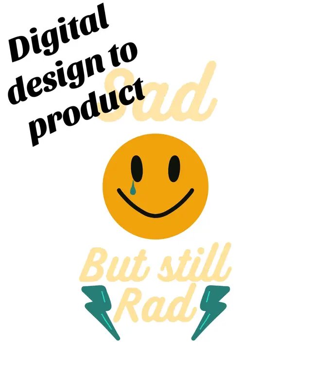 How the digital design translates to the products. #smallbusiness #apparel #momsoftiktok 