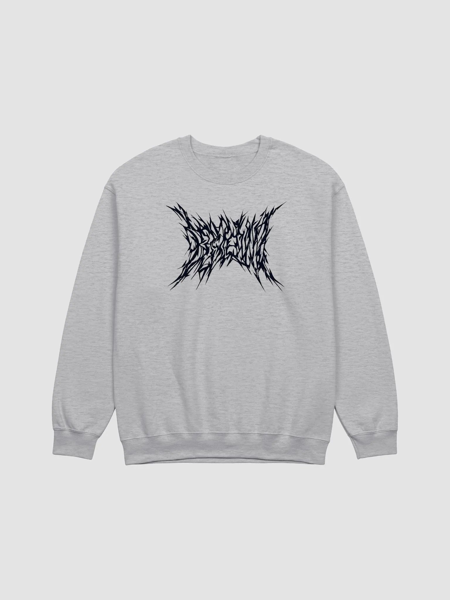 Death Metal Logo Sweatshirt (Black Text) product image (1)