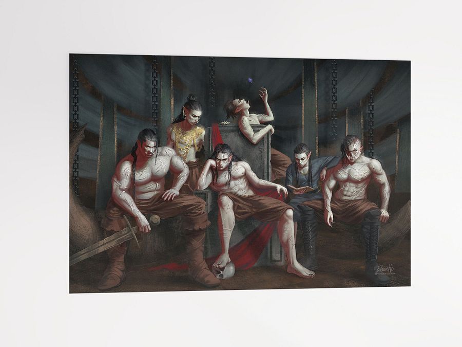 The Orcs of Orc Mountain Art Print, by Elaine Ho product image (3)