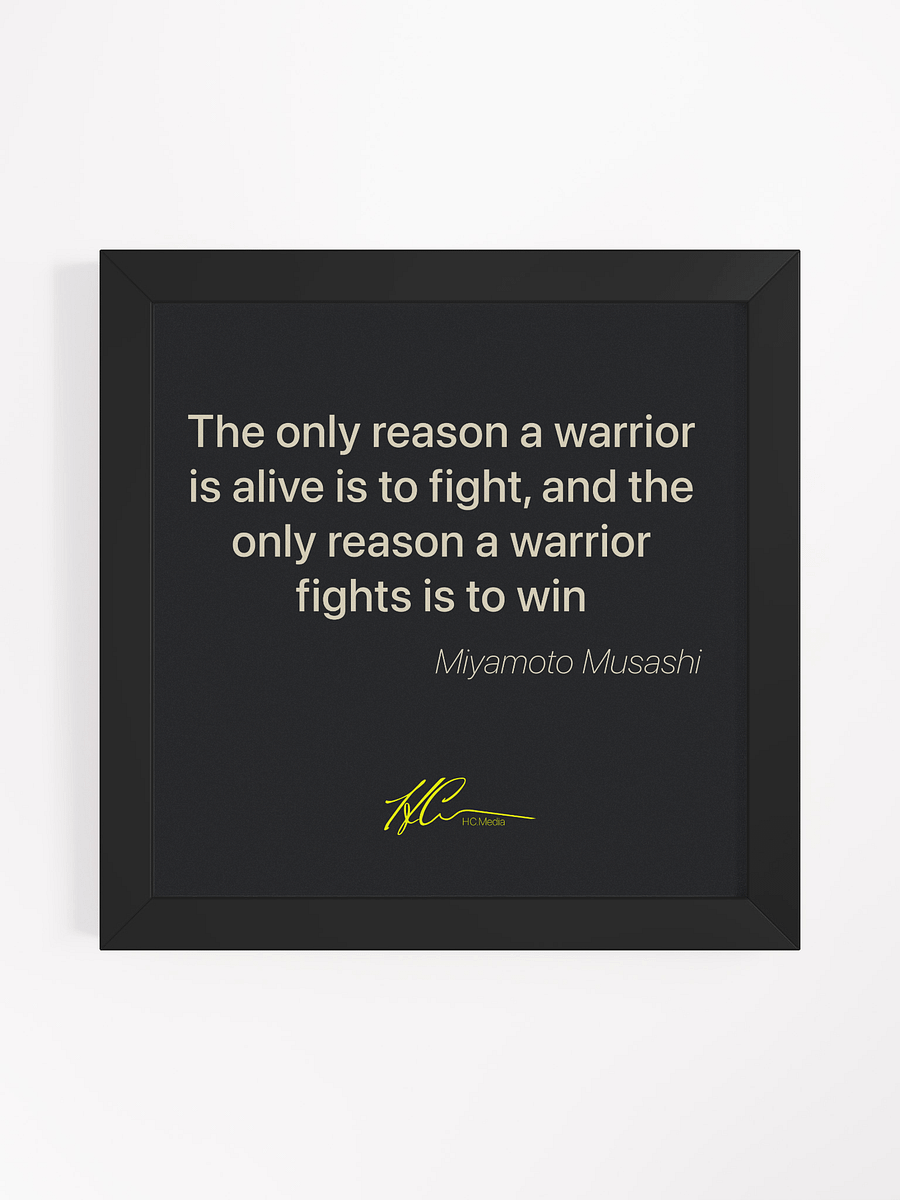 Miyamoto Musashi Q7 - Framed Poster product image (1)