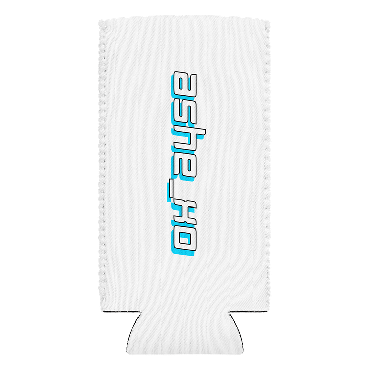 Can Cooler, White/Blue Logo product image (1)