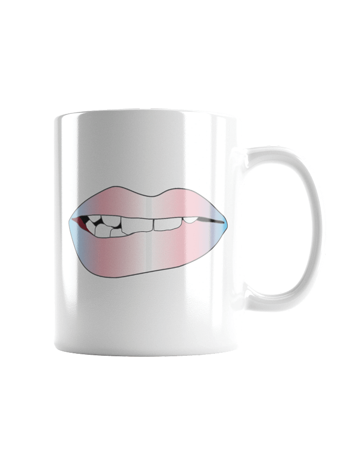 Trans Pride Gradient Biting Lips Mug product image (1)